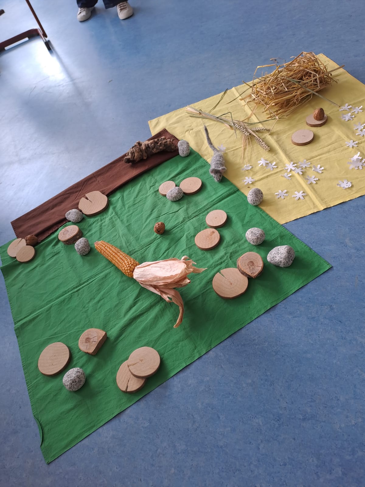 Bodenbild Kindergarten