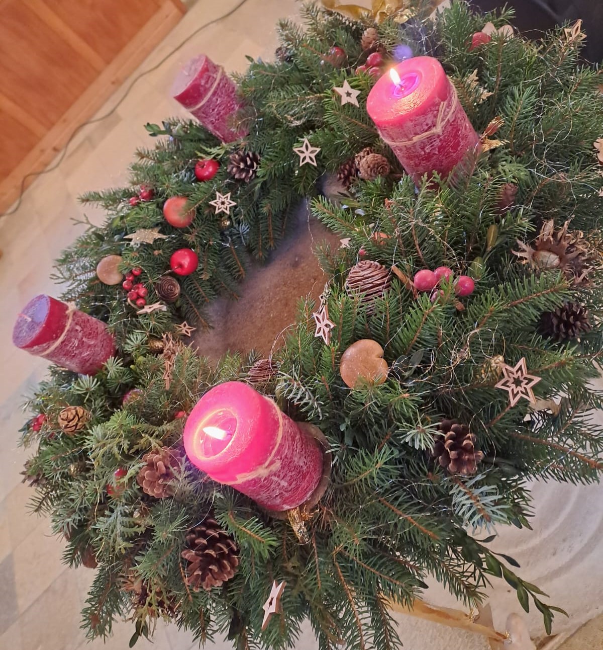 Gottesdienst Adventskranz