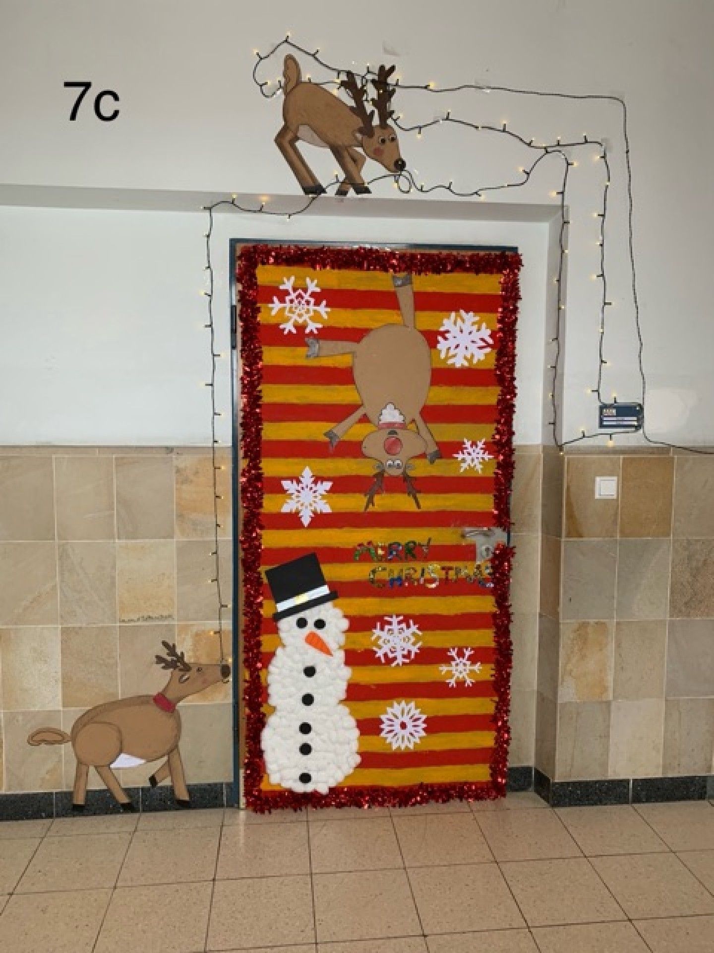 Weihnachtstüre 7c